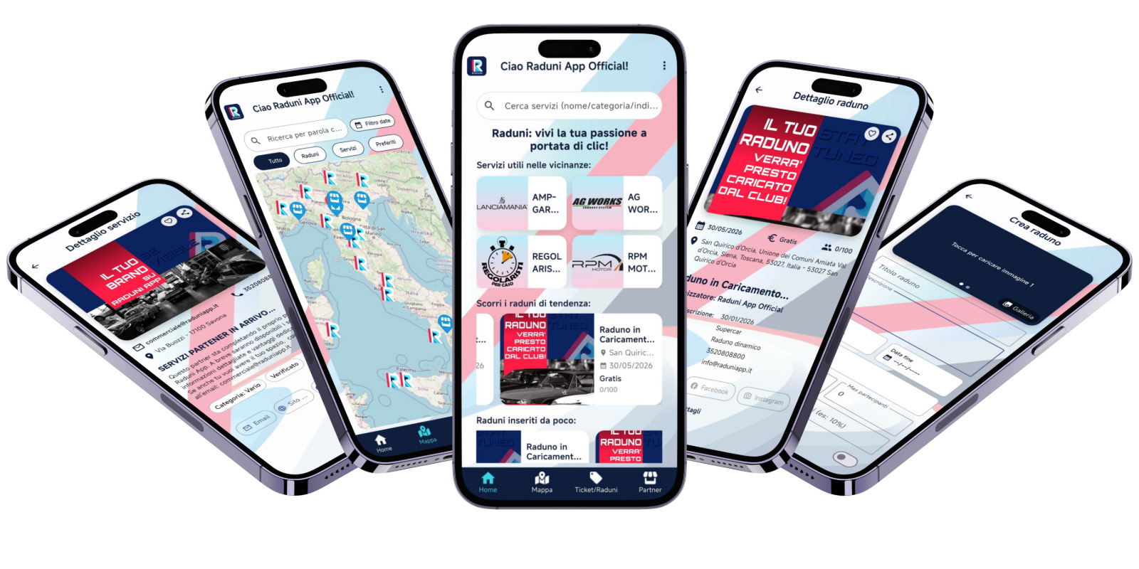 Community RaduniApp - appassionati di raduni auto in Italia